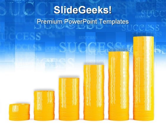 Coins Stairs Business PowerPoint Themes And PowerPoint Slides 0511 Coins Stairs Business PowerPoint Themes And PowerPoint Slides 0511
