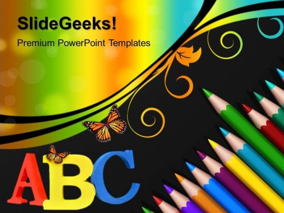 Color Pencils Art PowerPoint Templates And PowerPoint Themes 1012 Color Pencils Art PowerPoint Templates And PowerPoint Themes 1012
