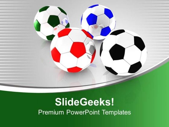 Colored Football For Game Theme PowerPoint Templates Ppt Backgrounds For Slides 0613 Colored Football For Game Theme PowerPoint Templates Ppt Backgrounds For Slides 0613