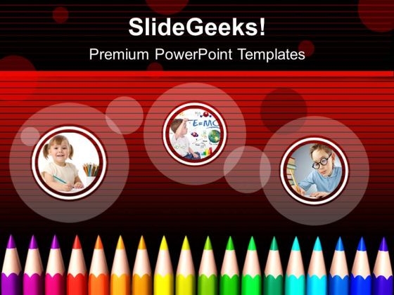 Colored Pencils Education PowerPoint Templates And PowerPoint Themes 0612 Colored Pencils Education PowerPoint Templates And PowerPoint Themes 0612