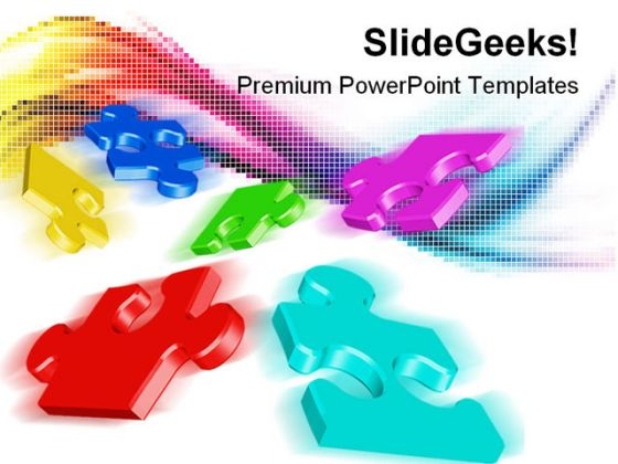 Colored Puzzles Abstract PowerPoint Themes And PowerPoint Slides 0711 Colored Puzzles Abstract PowerPoint Themes And PowerPoint Slides 0711