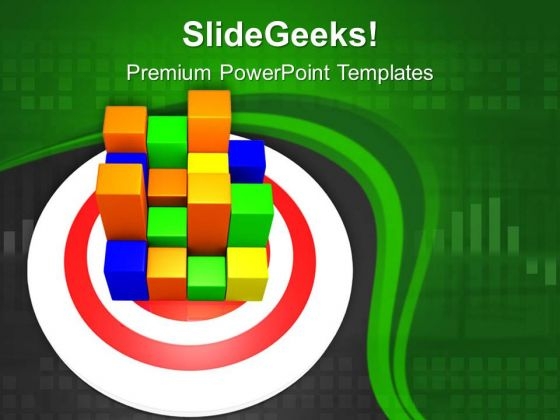 Colorful Bar Graph Pieces Together PowerPoint Templates Ppt Backgrounds For Slides 0313 Colorful Bar Graph Pieces Together PowerPoint Templates Ppt Backgrounds For Slides 0313
