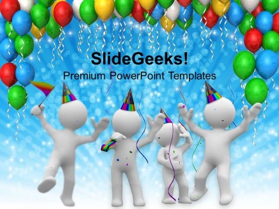 Colorful Birthday Party Balloons PowerPoint Templates Ppt Backgrounds For Slides 0113 Colorful Birthday Party Balloons PowerPoint Templates Ppt Backgrounds For Slides 0113