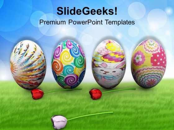 Colorful Easter Eggs Holidays PowerPoint Templates Ppt Backgrounds For Slides 0313 Colorful Easter Eggs Holidays PowerPoint Templates Ppt Backgrounds For Slides 0313