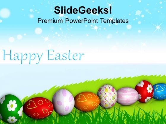 Colorful Eggs Celebration Of Spring Time PowerPoint Templates Ppt Backgrounds For Slides 0313 Colorful Eggs Celebration Of Spring Time PowerPoint Templates Ppt Backgrounds For Slides 0313