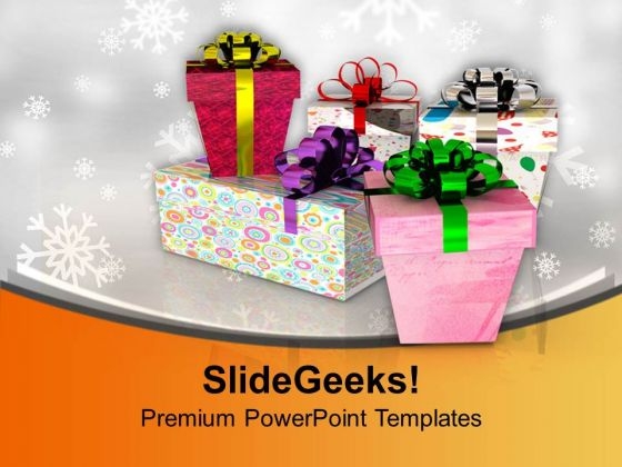 Colorful Gift Boxes Festival Celebration PowerPoint Templates Ppt Backgrounds For Slides 0113 Colorful Gift Boxes Festival Celebration PowerPoint Templates Ppt Backgrounds For Slides 0113
