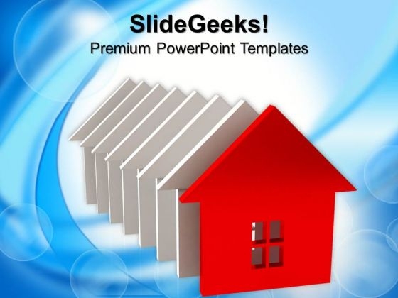 Colorful Houses Background PowerPoint Templates And PowerPoint Themes 0912 Colorful Houses Background PowerPoint Templates And PowerPoint Themes 0912