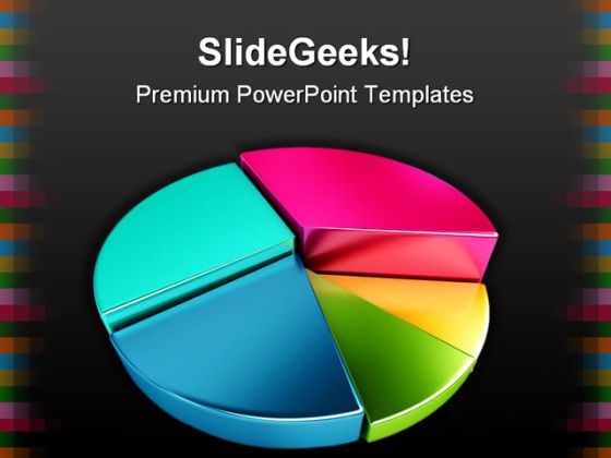 Colorful Pie Chart Business PowerPoint Templates And PowerPoint Backgrounds 0411
