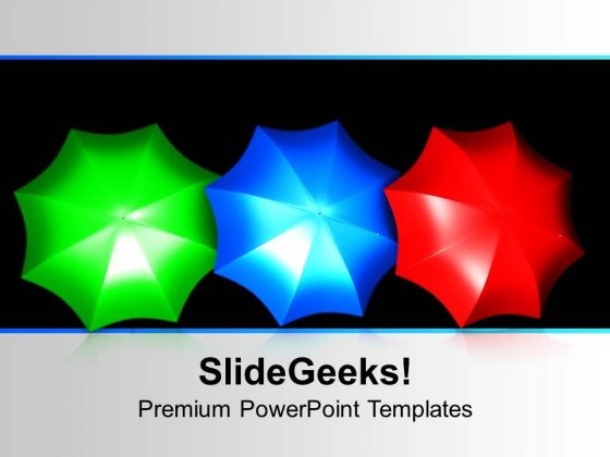 Colorful Umbrellas PowerPoint Templates Ppt Backgrounds For Slides 1112 Colorful Umbrellas PowerPoint Templates Ppt Backgrounds For Slides 1112