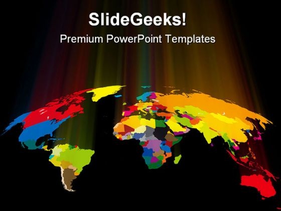 Coloured World Globe PowerPoint Themes And PowerPoint Slides 0411 Coloured World Globe PowerPoint Themes And PowerPoint Slides 0411