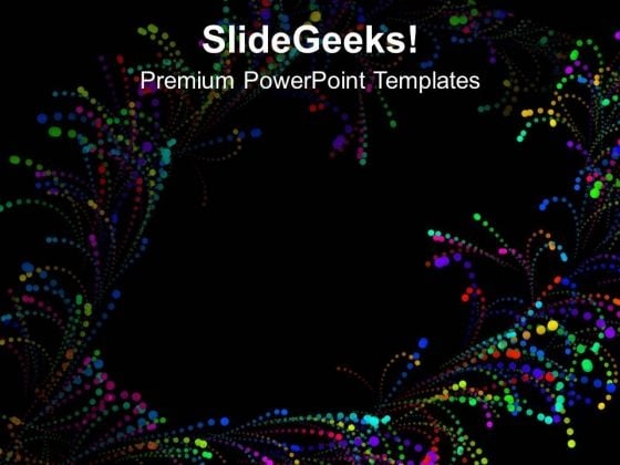 Colourful Band Dark Theme PowerPoint Templates Ppt Backgrounds For Slides  0413 - PowerPoint Templates