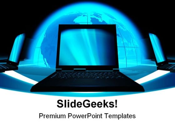 Communication Concept Computer PowerPoint Themes And PowerPoint Slides 0411