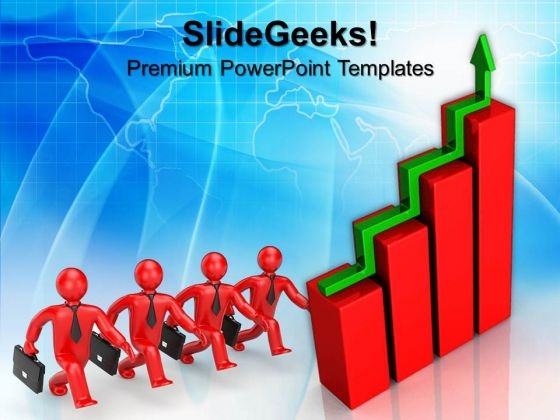 Company Growth Chart Business PowerPoint Templates And PowerPoint Themes 0912