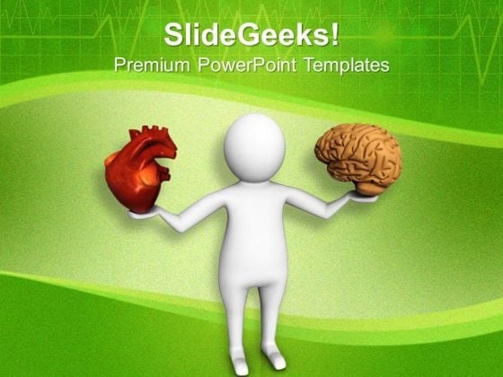 Comparison Between Heart And Brain PowerPoint Templates Ppt Backgrounds For Slides 0713 Comparison Between Heart And Brain PowerPoint Templates Ppt Backgrounds For Slides 0713