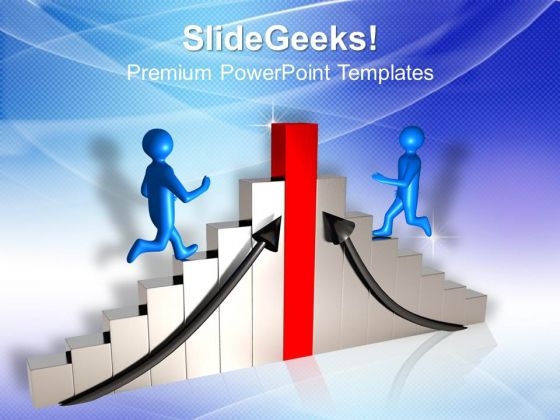 Competing Men PowerPoint Templates And PowerPoint Themes 0912 Competing Men PowerPoint Templates And PowerPoint Themes 0912