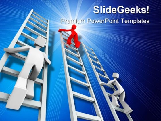 Competition Success PowerPoint Template 1110 Competition Success PowerPoint Template 1110