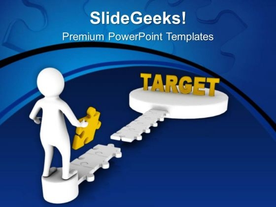 Complete The Task To Reach Your Target PowerPoint Templates Ppt Backgrounds For Slides 0713 Complete The Task To Reach Your Target PowerPoint Templates Ppt Backgrounds For Slides 0713