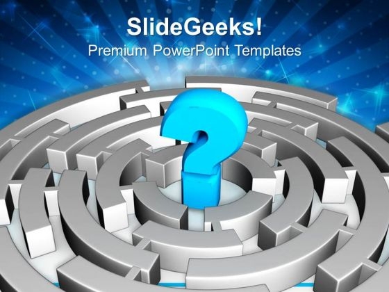 Complicated Maze Business Diagram PowerPoint Templates Ppt Backgrounds For Slides 0313