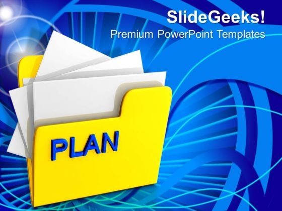 Computer Folder With Plan PowerPoint Templates And PowerPoint Themes 0912 Computer Folder With Plan PowerPoint Templates And PowerPoint Themes 0912