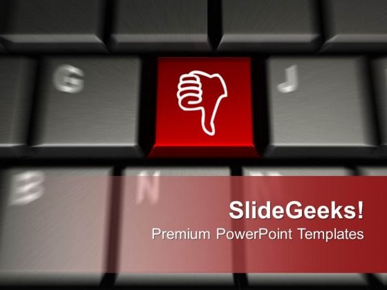 Computer Keyboard With Gesturing Hands Failure PowerPoint Templates Ppt Backgrounds For Slides 0113 Computer Keyboard With Gesturing Hands Failure PowerPoint Templates Ppt Backgrounds For Slides 0113