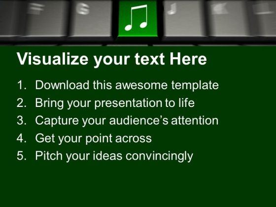 computer_keyboard_with_music_symbol_button_powerpoint_templates_and_powerpoint_themes_1012_text