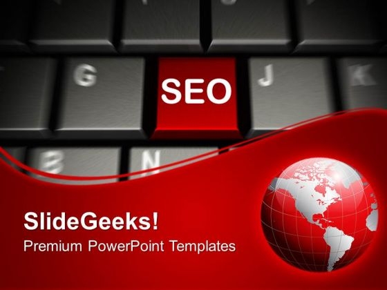 Computer Keyboard With Seo PowerPoint Templates And PowerPoint Themes 0912 Computer Keyboard With Seo PowerPoint Templates And PowerPoint Themes 0912