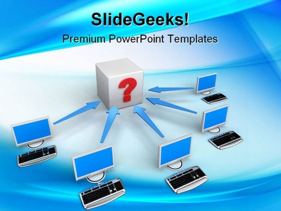 Computer Network With Arrows Internet PowerPoint Templates And PowerPoint Backgrounds 0311 Computer Network With Arrows Internet PowerPoint Templates And PowerPoint Backgrounds 0311
