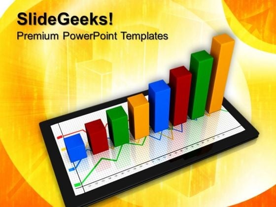 Computer Tablet With Business Graph Success PowerPoint Templates And PowerPoint Themes 0712 Computer Tablet With Business Graph Success PowerPoint Templates And PowerPoint Themes 0712