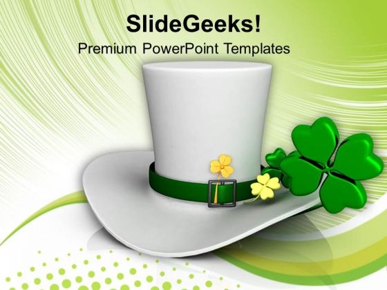 Concept Of Patricks Day Luck Of Irish PowerPoint Templates Ppt Backgrounds For Slides 0313