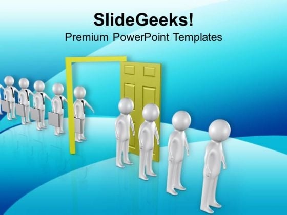 concept of unemployment depression powerpoint templates ppt