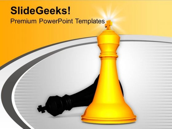 Conceptual Image Of King Defeat PowerPoint Templates Ppt Backgrounds For Slides 0113 Conceptual Image Of King Defeat PowerPoint Templates Ppt Backgrounds For Slides 0113
