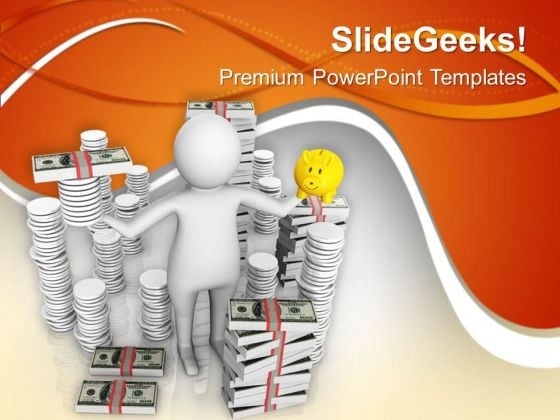 Conceptual Image Of Saving Money PowerPoint Templates Ppt Backgrounds For Slides 0713 Conceptual Image Of Saving Money PowerPoint Templates Ppt Backgrounds For Slides 0713