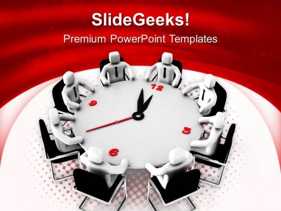 Conference Meeting For Time Business PowerPoint Templates Ppt Backgrounds For Slides 0213 Conference Meeting For Time Business PowerPoint Templates Ppt Backgrounds For Slides 0213