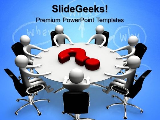 Conferencing For Solution Business PowerPoint Templates And PowerPoint Themes 0612