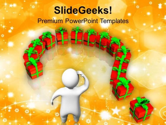 Confusion In Christmas Gifts PowerPoint Templates Ppt Backgrounds For Slides 0513 Confusion In Christmas Gifts PowerPoint Templates Ppt Backgrounds For Slides 0513