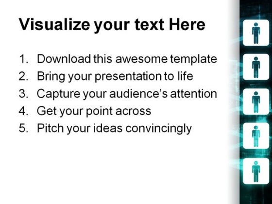 Connect People PowerPoint Template 0810 pre designed appealing