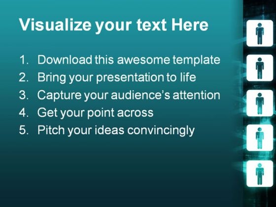 Connect People PowerPoint Template 0810 adaptable appealing
