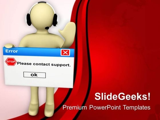 Contact To Support Team For Problem Solving PowerPoint Templates Ppt Backgrounds For Slides 0813 Contact To Support Team For Problem Solving PowerPoint Templates Ppt Backgrounds For Slides 0813