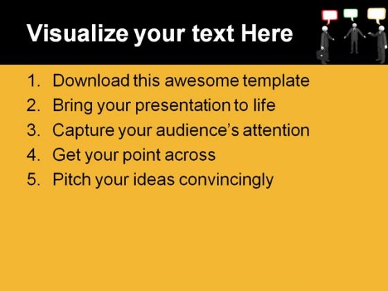 Conversation People PowerPoint Template 0510 analytical designed