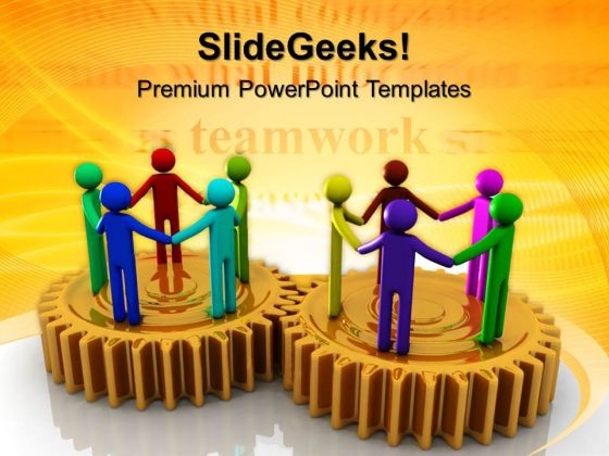 Cooperating Team Teamwork PowerPoint Templates And PowerPoint Themes 0512