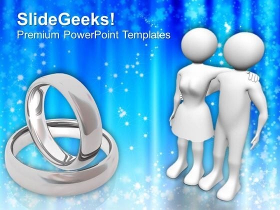 Couple And Rings Wedding PowerPoint Templates Ppt Backgrounds For Slides 0413 Couple And Rings Wedding PowerPoint Templates Ppt Backgrounds For Slides 0413