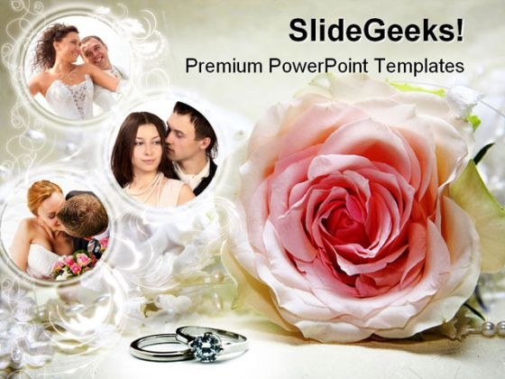Couples Wedding PowerPoint Template 0610