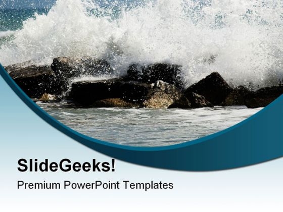 Crashing Waves Beach PowerPoint Themes And PowerPoint Slides 0611 Crashing Waves Beach PowerPoint Themes And PowerPoint Slides 0611