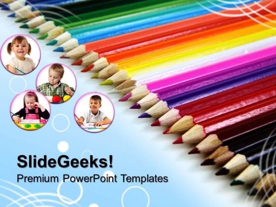 Crayons Education PowerPoint Templates And PowerPoint Themes 0512 Crayons Education PowerPoint Templates And PowerPoint Themes 0512