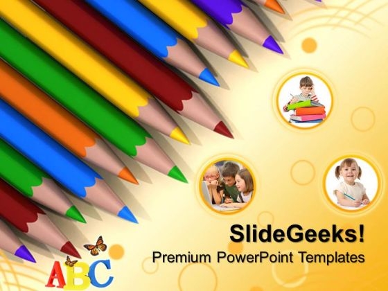 Crayons On Paper Education PowerPoint Templates And PowerPoint Themes 0612 Crayons On Paper Education PowerPoint Templates And PowerPoint Themes 0612