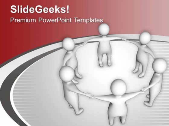 Create A Circle Of Good Friends PowerPoint Templates Ppt Backgrounds For Slides 0613 Create A Circle Of Good Friends PowerPoint Templates Ppt Backgrounds For Slides 0613