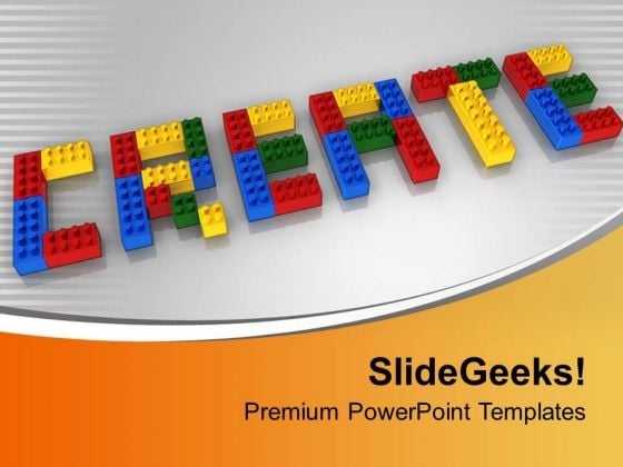 Create With Lego Blocks Realistic Business PowerPoint Templates Ppt Backgrounds For Slides 0113 Create With Lego Blocks Realistic Business PowerPoint Templates Ppt Backgrounds For Slides 0113