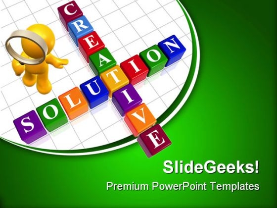Creative Solution Business PowerPoint Templates And PowerPoint Backgrounds 0611 Creative Solution Business PowerPoint Templates And PowerPoint Backgrounds 0611
