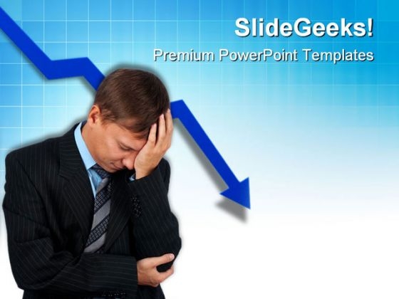 Crisis Business PowerPoint Templates And PowerPoint Backgrounds 0811