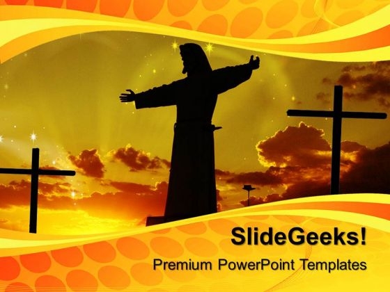 Cross And Jesus Christianity PowerPoint Templates And PowerPoint Themes 0912 Cross And Jesus Christianity PowerPoint Templates And PowerPoint Themes 0912